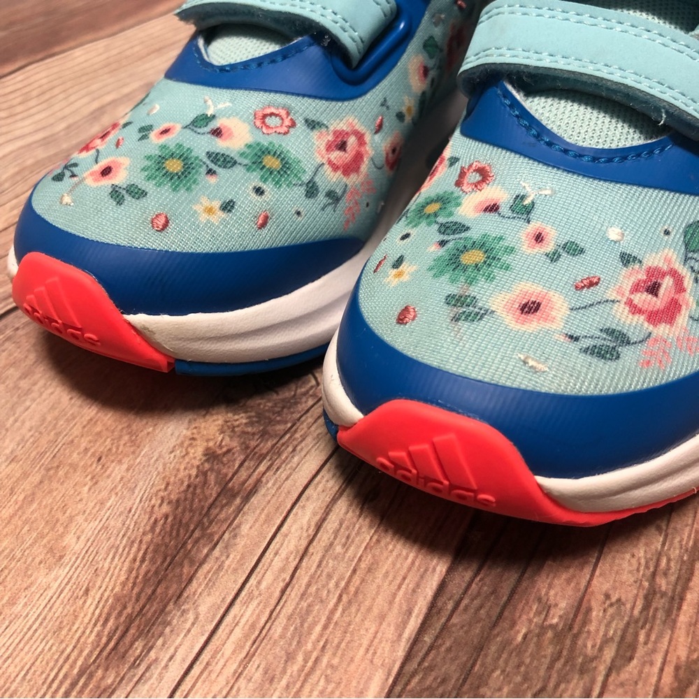 Adidas X Disney Snow White Fortarun Sneakers Size 11 Kids - Picture 6 of 9